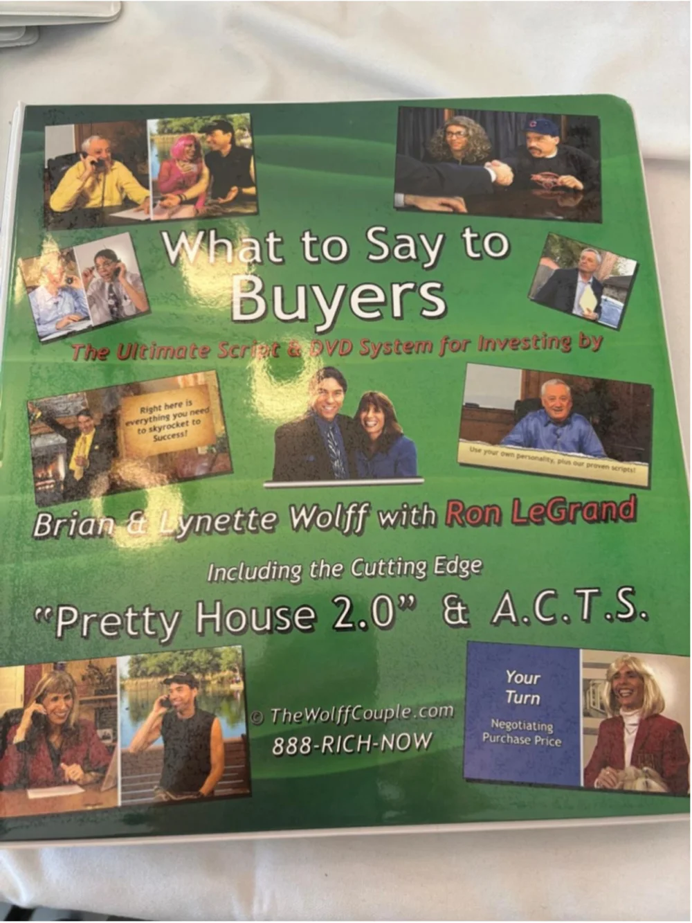 The Wolff Couple Real Estate Investing Training System Binders #E60